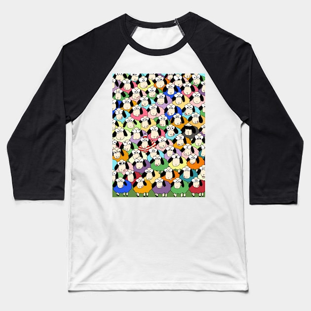 What the Flock Baseball T-Shirt by Colin-Bentham